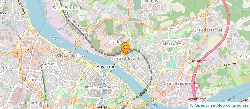 localisation de l'entreprise MONSIEUR ANCIZAR DE JESUS HINCAPIE DIAZ à BAYONNE