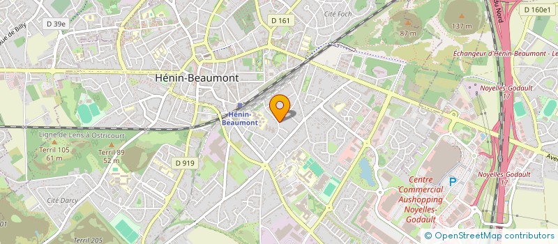 localisation de l'entreprise MONSIEUR ANDDY GIGNEY à HENIN-BEAUMONT