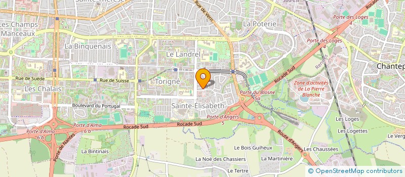 localisation de l'entreprise MONSIEUR ANDDY LEBLLOND  RENNES