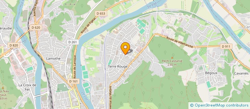 localisation de l'entreprise MONSIEUR ANDELAZIZ TANJI  CAHORS