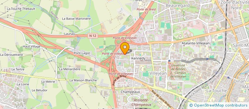 localisation de l'entreprise MONSIEUR ANDEMARIAM ZEREGABER  RENNES