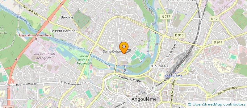 localisation de l'entreprise MONSIEUR ANDER GONZALEZ à ANGOULEME