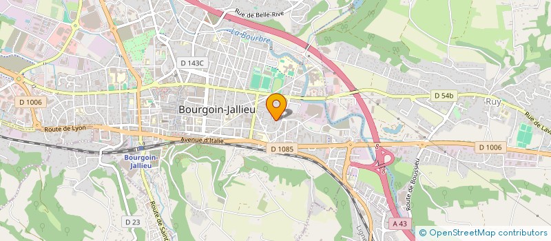 localisation de l'entreprise MONSIEUR ANDERSON CLICHET  BOURGOIN-JALLIEU