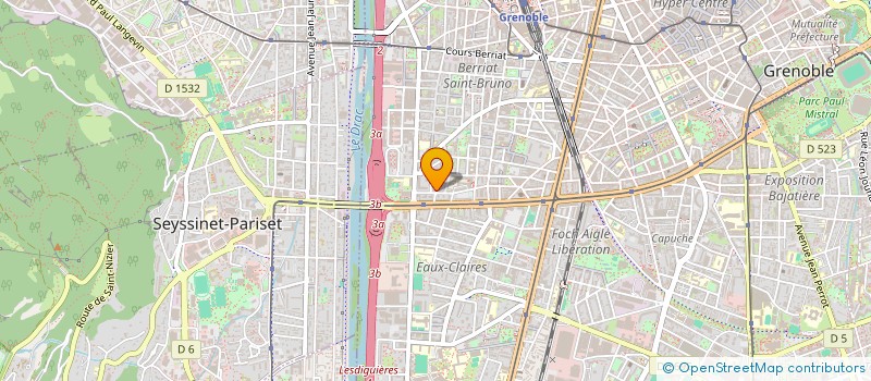 localisation de l'entreprise MONSIEUR ANDERSON DA SILVA  GRENOBLE