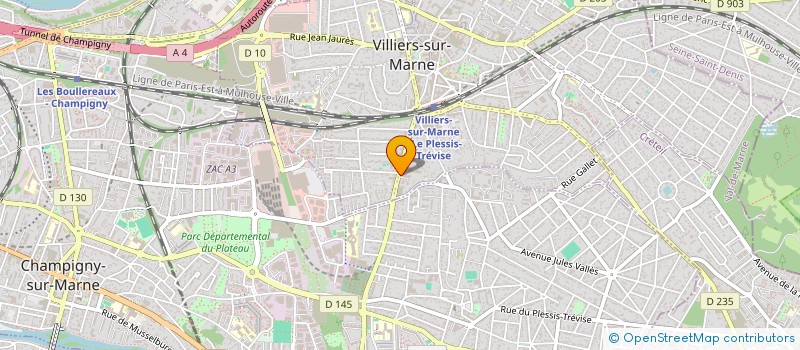 localisation de l'entreprise MONSIEUR ANDERSON DA SILVA MERLO à VILLIERS-SUR-MARNE