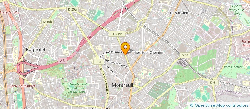 localisation de l'entreprise MONSIEUR ANDERSON NMEZI à MONTREUIL