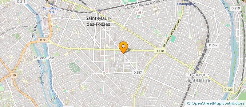 localisation de l'entreprise MONSIEUR ANDERSON OLIVEIRA DO CARMO  SAINT-MAUR-DES-FOSSES