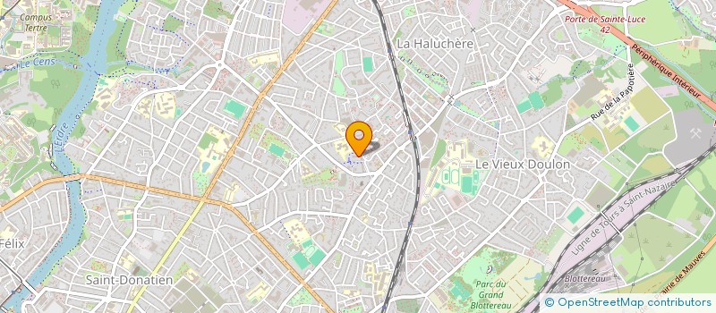 localisation de l'entreprise MONSIEUR ANDERSON-RENEL FORTUNE  NANTES