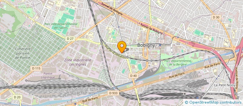 localisation de l'entreprise MONSIEUR ANDERSON RODRIGUES  BOBIGNY