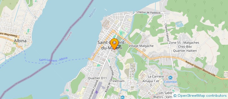 localisation de l'entreprise MONSIEUR ANDERSON STILIEN à SAINT-LAURENT-DU-MARONI