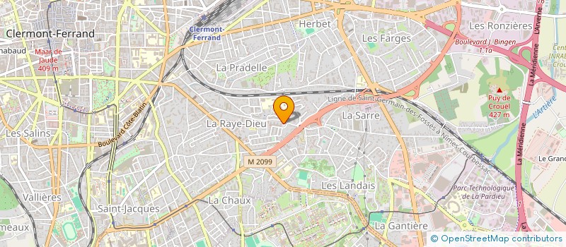 localisation de l'entreprise MONSIEUR ANDERSON STIVEN RODRIGUEZ MORENO  CLERMONT-FERRAND