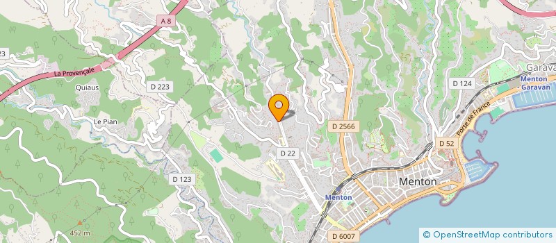 localisation de l'entreprise MONSIEUR ANDERSON VALEIRA CORREIA  MENTON