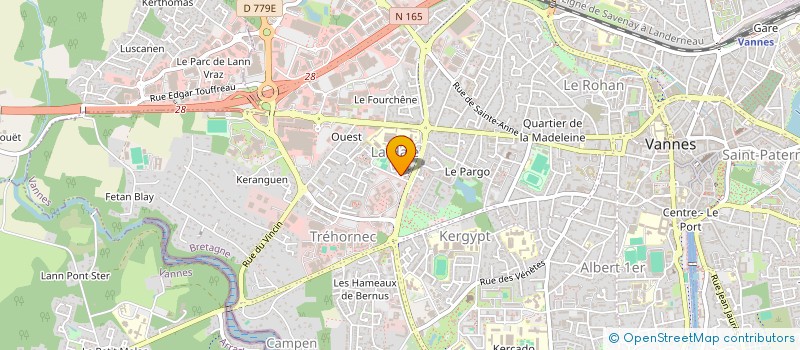 localisation de l'entreprise MONSIEUR ANDGEL AZIE à VANNES