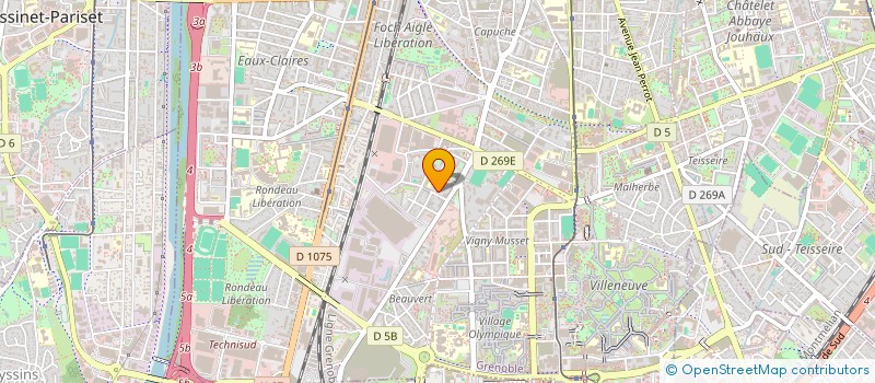 localisation de l'entreprise MONSIEUR ANDGEL DUTHILLEUL  GRENOBLE