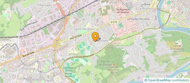 localisation de l'entreprise MONSIEUR ANDGELS FEMENIA à BESANCON