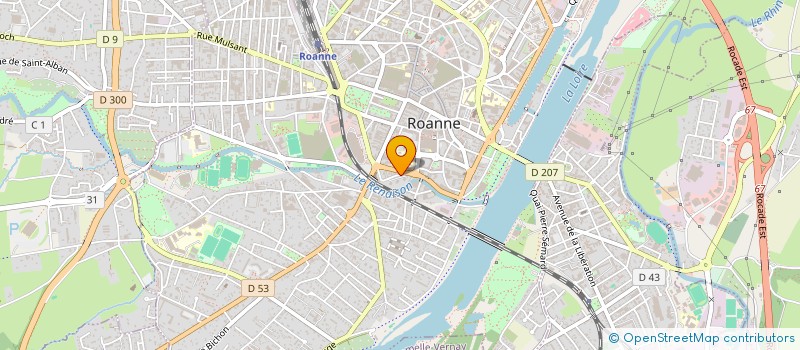 localisation de l'entreprise MONSIEUR ANDHUIM ANDHUIM  ROANNE