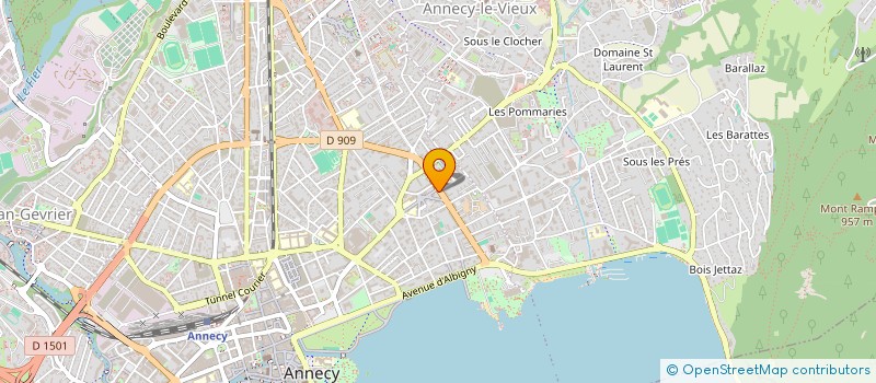 localisation de l'entreprise MONSIEUR ANDI TABAKU à ANNECY