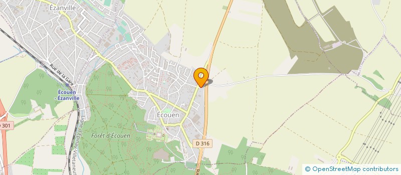 localisation de l'entreprise MONSIEUR ANDJI LEROUX  ECOUEN