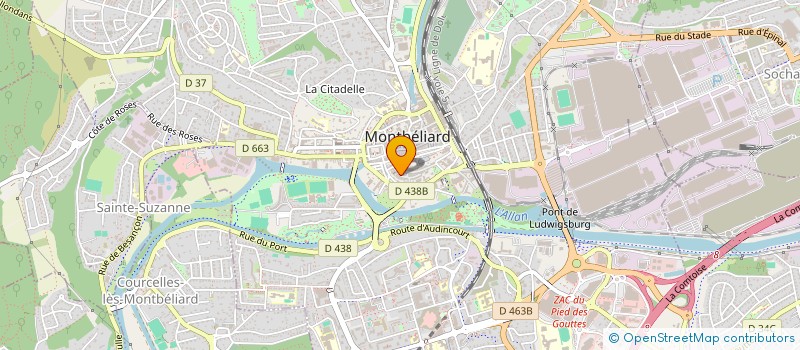 localisation de l'entreprise MONSIEUR ANDJIBE ALI BACAR  MONTBELIARD