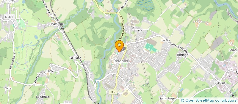 localisation de l'entreprise MONSIEUR ANDO ANDRIAMBELO  REIGNIER-ESERY