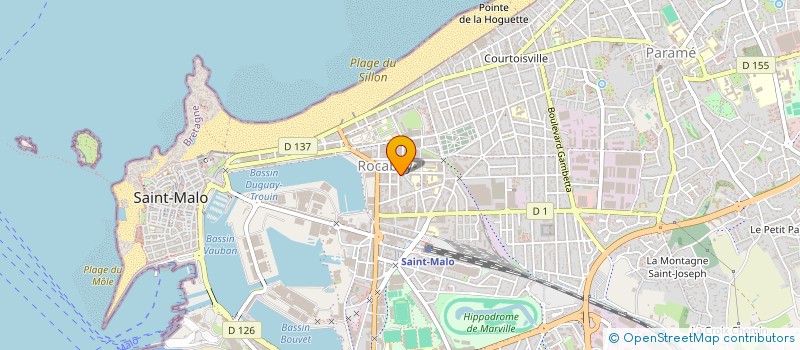 localisation de l'entreprise MONSIEUR ANDOM BALAI TAWALDE  SAINT-MALO