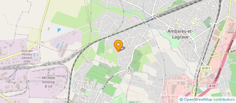 localisation de l'entreprise MONSIEUR ANDONI LANCHARES  AMBARES-ET-LAGRAVE