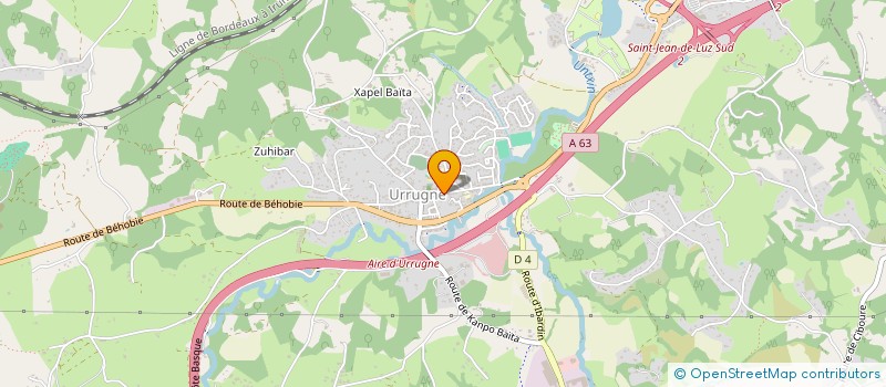 localisation de l'entreprise MONSIEUR ANDONI MENDIVERRI à URRUGNE