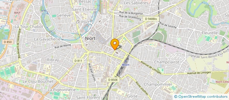 localisation de l'entreprise MONSIEUR ANDONY ATINDEHOU  NIORT