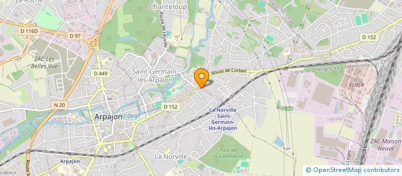 localisation de l'entreprise MONSIEUR ANDRADE DIAS à SAINT-GERMAIN-LES-ARPAJON