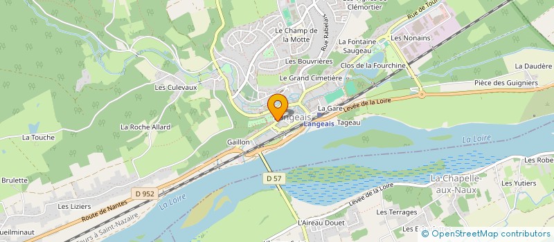 localisation de l'entreprise MONSIEUR ANDRANICK BAUER  LANGEAIS