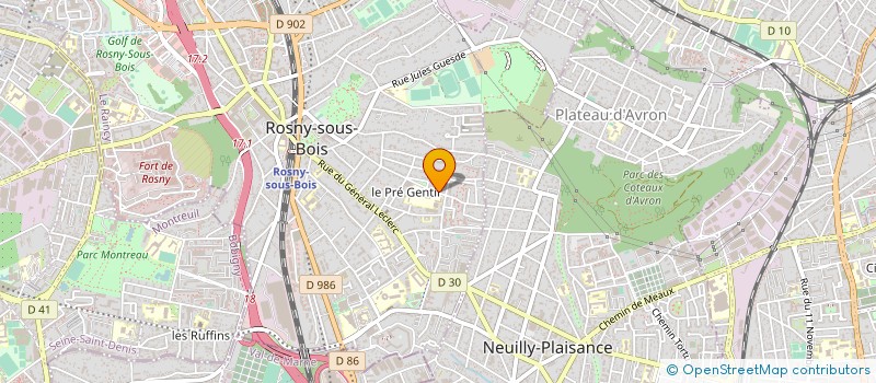 localisation de l'entreprise MONSIEUR ANDRAS CSAPO à ROSNY-SOUS-BOIS