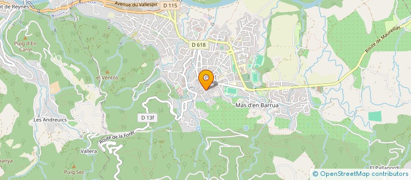 localisation de l'entreprise MONSIEUR ANDRAS TOTH  CERET