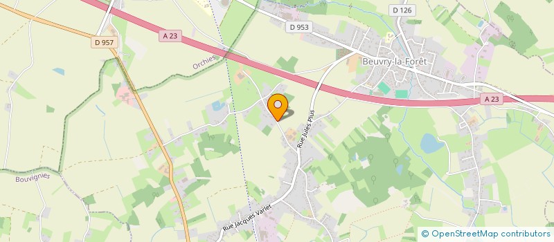 localisation de l'entreprise MONSIEUR ANDRE ABRAHAM à AUCHY-LEZ-ORCHIES