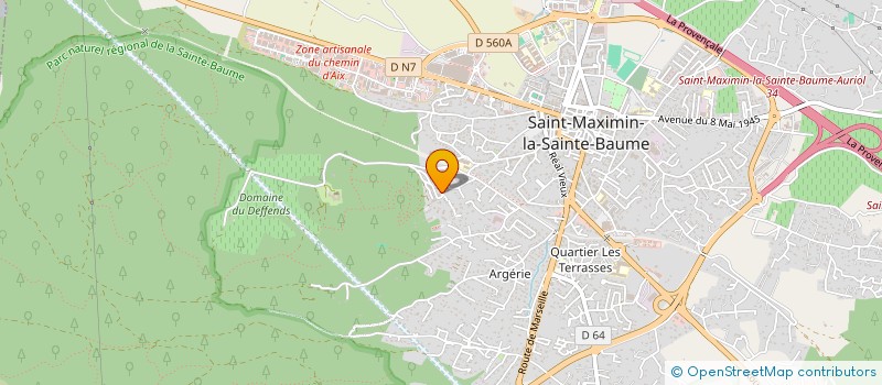 localisation de l'entreprise MONSIEUR ANDRE ACEVEDO à SAINT-MAXIMIN-LA-SAINTE-BAUME