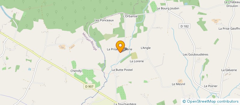 localisation de l'entreprise MONSIEUR ANDRE ACHARD DE LA VENTE  BARENTON