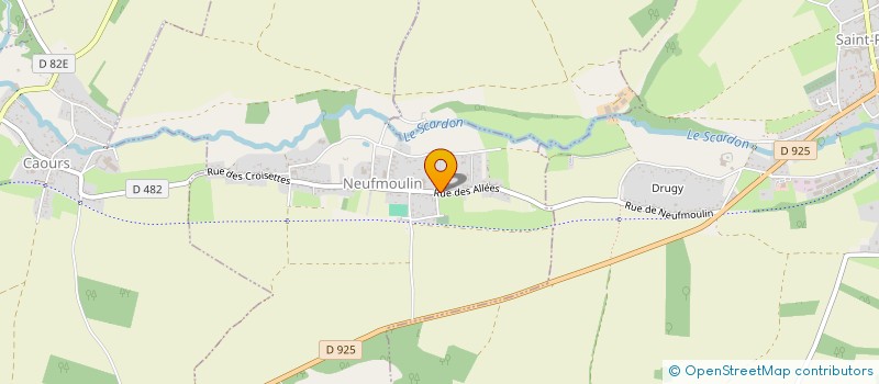 localisation de l'entreprise MONSIEUR ANDRE ACOULON  NEUFMOULIN