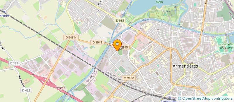 localisation de l'entreprise MONSIEUR ANDRE ADAMSKI  ARMENTIERES