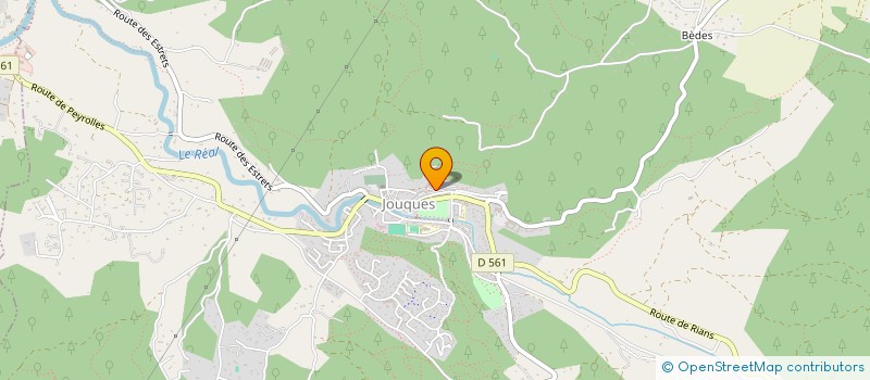 localisation de l'entreprise MONSIEUR ANDRE ADAOUST  JOUQUES