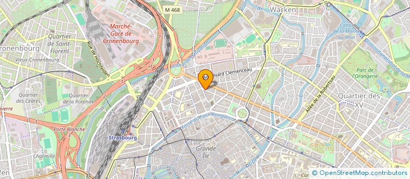 localisation de l'entreprise MONSIEUR ANDRE ADLER à STRASBOURG