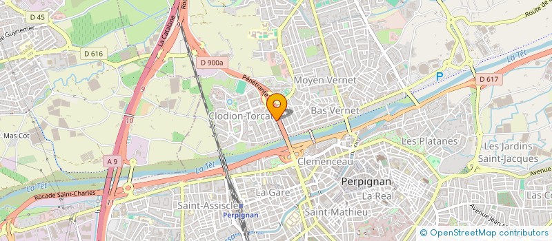 localisation de l'entreprise MONSIEUR ANDRE AFONSO GUERREIRO  PERPIGNAN