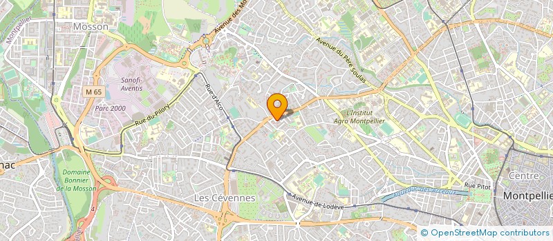 localisation de l'entreprise MONSIEUR ANDRE AGUSSOL à MONTPELLIER