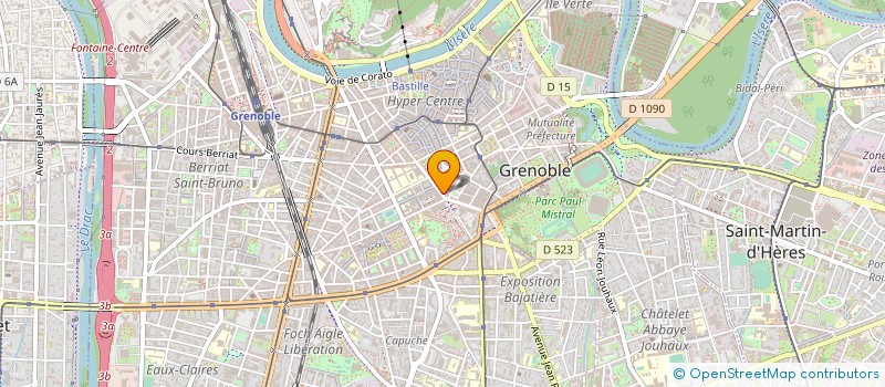 localisation de l'entreprise MONSIEUR ANDRE AICHOUN à GRENOBLE