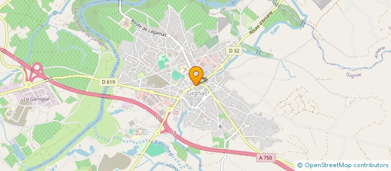 localisation de l'entreprise MONSIEUR ANDRE AIMES à GIGNAC