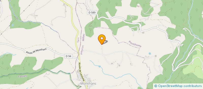 localisation de l'entreprise MONSIEUR ANDRE ALARY  MONTFRANC