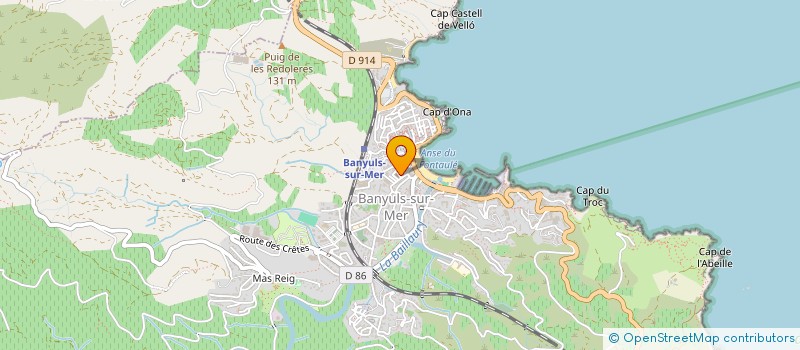 localisation de l'entreprise MONSIEUR ANDRE ALARY  BANYULS-SUR-MER