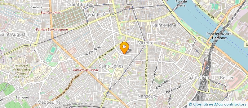 localisation de l'entreprise MONSIEUR ANDRE ALBE à BORDEAUX