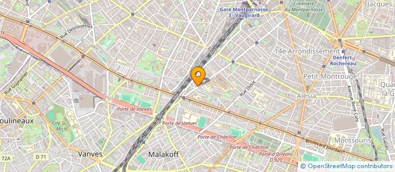 localisation de l'entreprise MONSIEUR ANDRE ALBERGHINA  PARIS