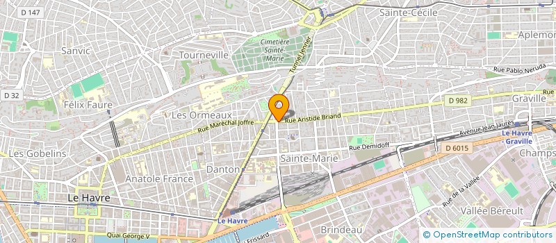 localisation de l'entreprise MONSIEUR ANDRE ALLAIN à LE HAVRE