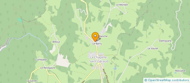 localisation de l'entreprise MONSIEUR ANDRE ALRIVIE à LA CHAPELLE-SAINT-GERAUD