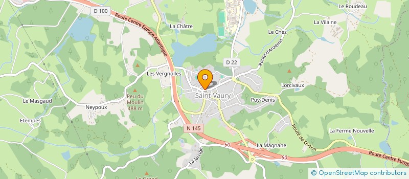 localisation de l'entreprise MONSIEUR ANDRE ALVES FERREIRA à SAINT-VAURY
